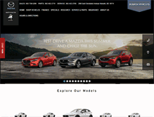 Tablet Screenshot of martinmazda.com